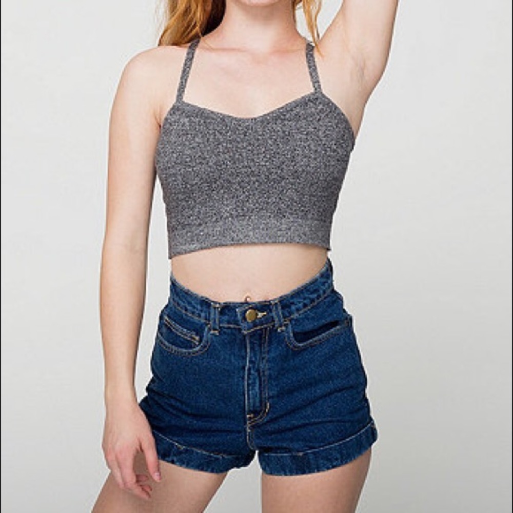 American Apparel 🌟 cross back knit top